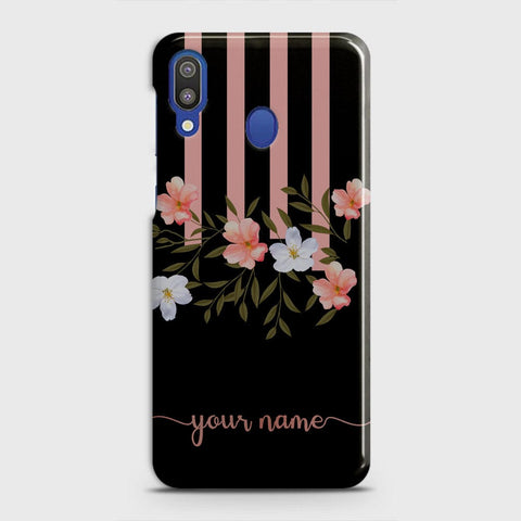 Samsung Galaxy M20 Cover - Floral Series - Matte Finish - Snap On Hard Case with LifeTime Colors Guarantee
