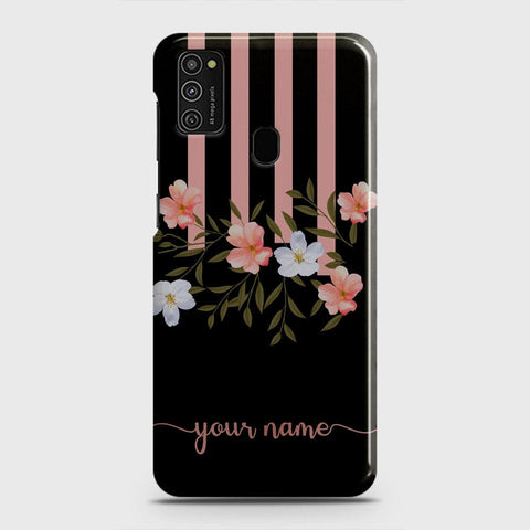 Samsung Galaxy M21 Cover - Floral Series - Matte Finish - Snap On Hard Case with LifeTime Colors Guarantee