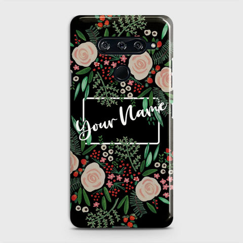 LG V40 ThinQ Cover - Floral Series - Matte Finish - Snap On Hard Case with LifeTime Colors Guarantee