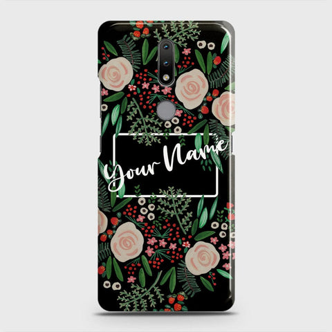 Nokia 2.4 Cover - Floral Series - Matte Finish - Snap On Hard Case with LifeTime Colors Guarantee