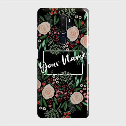 Oppo A5 2020 Cover - Floral Series - Matte Finish - Snap On Hard Case with LifeTime Colors Guarantee