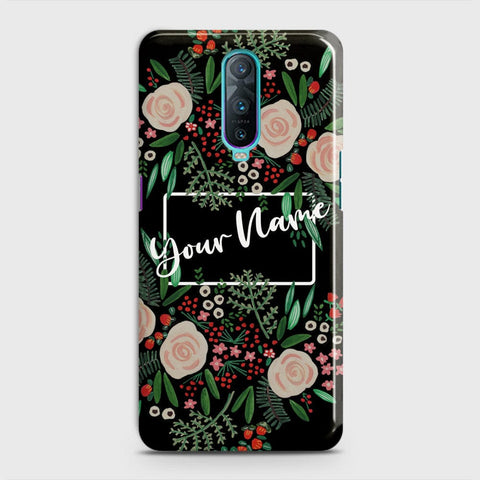 OPPO R17 Pro Cover - Floral Series - Matte Finish - Snap On Hard Case with LifeTime Colors Guarantee