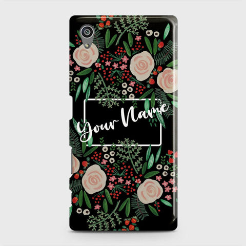 Sony Xperia Z5 Cover - Floral Series - Matte Finish - Snap On Hard Case with LifeTime Colors Guarantee