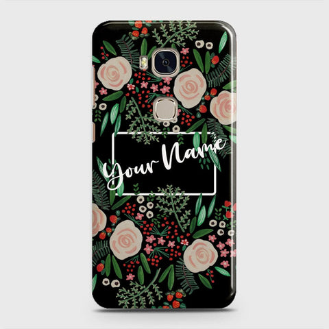 Huawei Honor 5X Cover - Floral Series - Matte Finish - Snap On Hard Case with LifeTime Colors Guarantee
