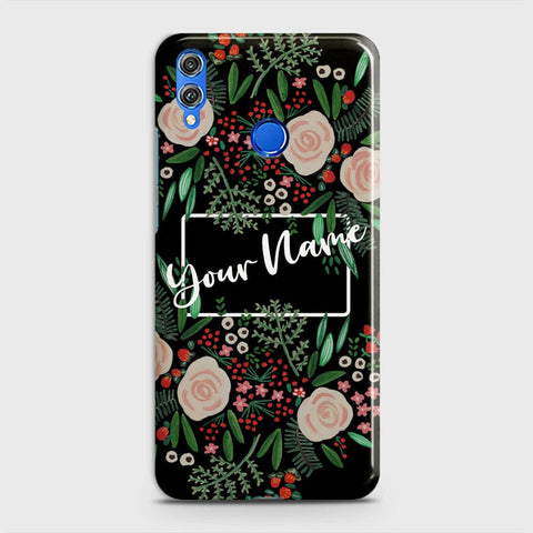 Huawei Honor 8X Cover - Floral Series - Matte Finish - Snap On Hard Case with LifeTime Colors Guarantee