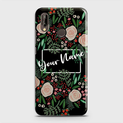 Huawei Nova 3 Cover - Floral Series - Matte Finish - Snap On Hard Case with LifeTime Colors Guarantee