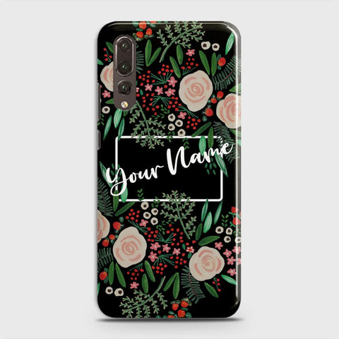 Huawei P20 Pro Cover - Floral Series - Matte Finish - Snap On Hard Case with LifeTime Colors Guarantee