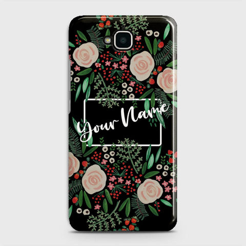 Huawei Y6 Pro 2015 Cover - Floral Series - Matte Finish - Snap On Hard Case with LifeTime Colors Guarantee