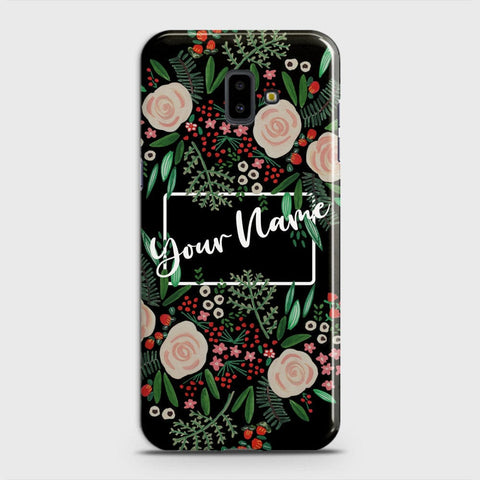 Samsung Galaxy J6 Plus 2018 Cover - Floral Series - Matte Finish - Snap On Hard Case with LifeTime Colors Guarantee