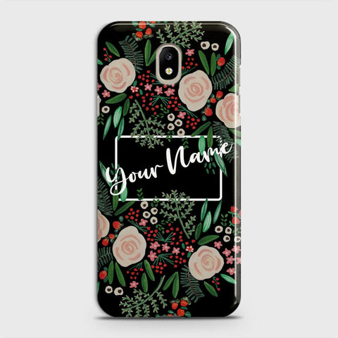 Samsung Galaxy J7 2018 Cover - Floral Series - Matte Finish - Snap On Hard Case with LifeTime Colors Guarantee