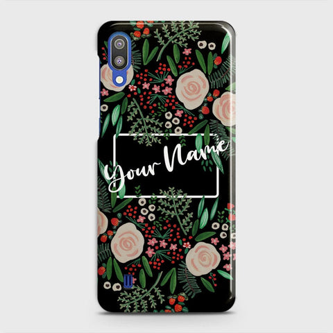 Samsung Galaxy M10 Cover - Floral Series - Matte Finish - Snap On Hard Case with LifeTime Colors Guarantee