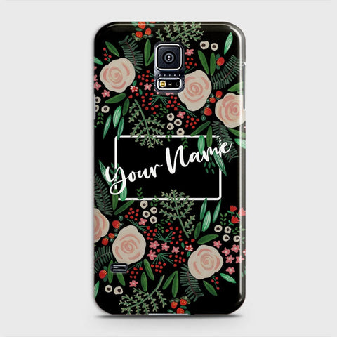 Samsung Galaxy S5 Cover - Floral Series - Matte Finish - Snap On Hard Case with LifeTime Colors Guarantee