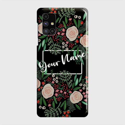 Samsung Galaxy M51 Cover - Floral Series - Matte Finish - Snap On Hard Case with LifeTime Colors Guarantee