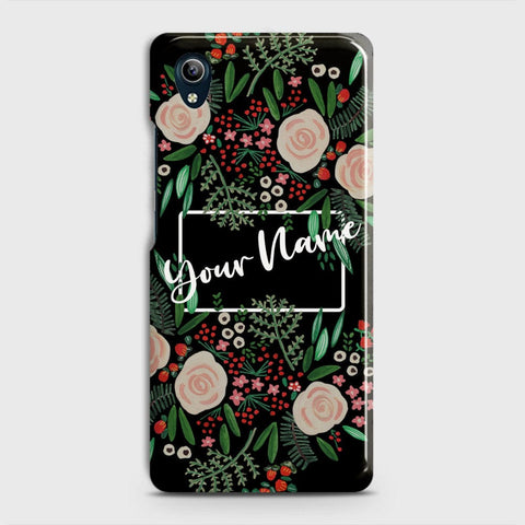 Vivo Y1s  Cover - Floral Series - Matte Finish - Snap On Hard Case with LifeTime Colors Guarantee