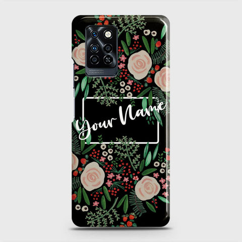Infinix Note 10 Pro Cover - Floral Series - Matte Finish - Snap On Hard Case with LifeTime Colors Guarantee