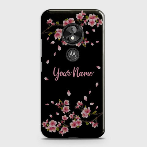 Motorola Moto E5 / G6 Play Cover - Floral Series - Matte Finish - Snap On Hard Case with LifeTime Colors Guarantee