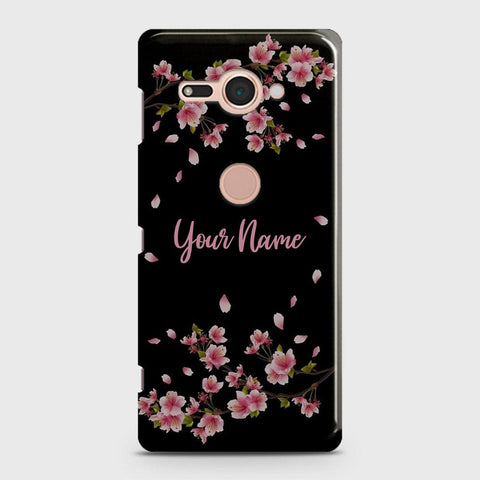 Sony Xperia XZ2 Compact Cover - Floral Series - Matte Finish - Snap On Hard Case with LifeTime Colors Guarantee