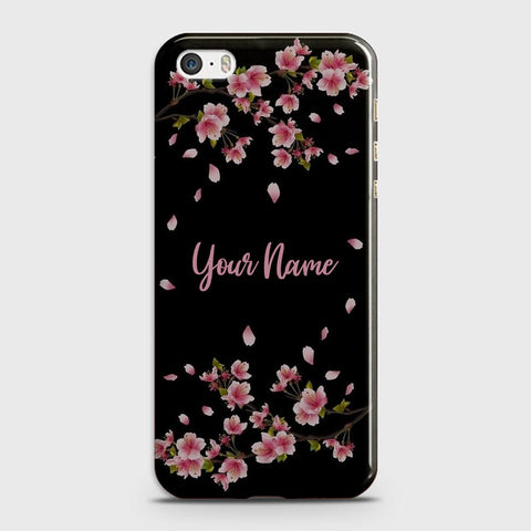 iPhone SE Cover - Floral Series - Matte Finish - Snap On Hard Case with LifeTime Colors Guarantee