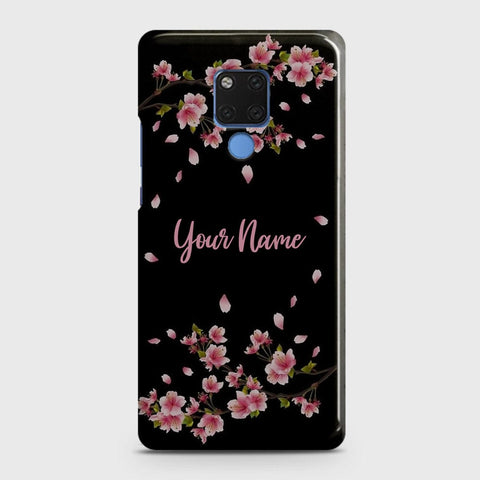 Huawei Mate 20 Cover - Floral Series - Matte Finish - Snap On Hard Case with LifeTime Colors Guarantee