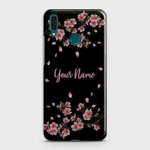 Huawei Y9 2019 Cover - Floral Series - Matte Finish - Snap On Hard Case with LifeTime Colors Guarantee