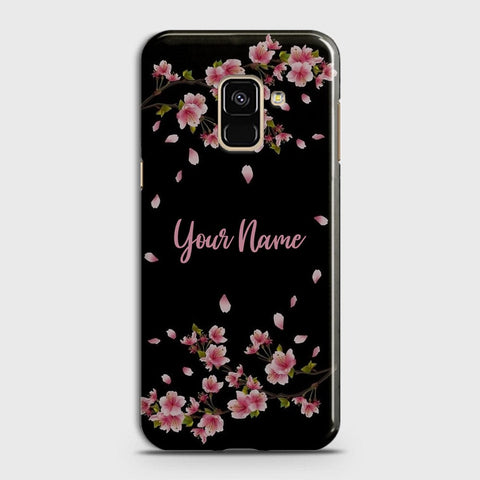 Samsung A8 Plus 2018 Cover - Floral Series - Matte Finish - Snap On Hard Case with LifeTime Colors Guarantee