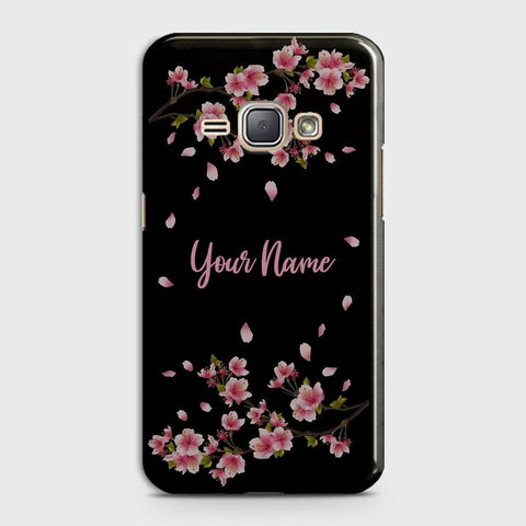 Samsung Galaxy J1 2016 / J120 Cover - Floral Series - Matte Finish - Snap On Hard Case with LifeTime Colors Guarantee