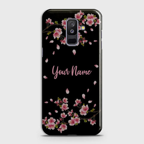 Samsung Galaxy J8 2018 Cover - Floral Series - Matte Finish - Snap On Hard Case with LifeTime Colors Guarantee