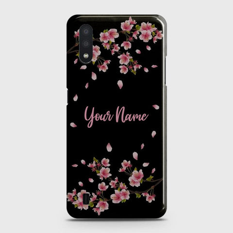 Samsung Galaxy A01 Cover - Floral Series - Matte Finish - Snap On Hard Case with LifeTime Colors Guarantee