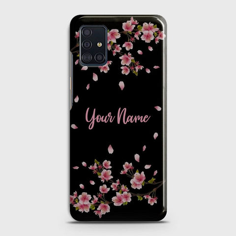 Samsung Galaxy A51 Cover - Floral Series - Matte Finish - Snap On Hard Case with LifeTime Colors Guarantee
