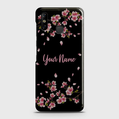 Infinix Smart 4 Cover - Floral Series - Matte Finish - Snap On Hard Case with LifeTime Colors Guarantee