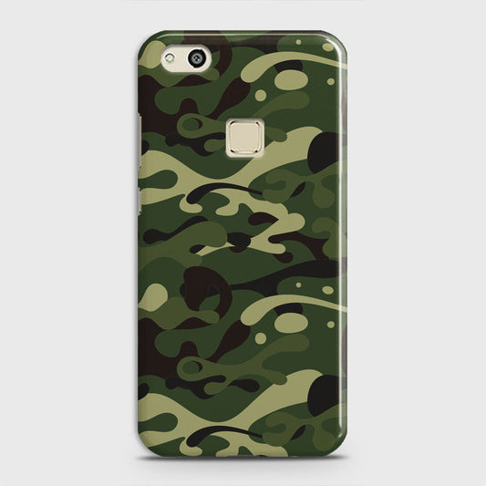 Huawei P10 Lite Cover - Camo Series - Forest Green Design - Matte Finish - Snap On Hard Case with LifeTime Colors Guarantee