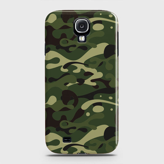 Samsung Galaxy S4 Cover - Camo Series - Forest Green Design - Matte Finish - Snap On Hard Case with LifeTime Colors Guarantee