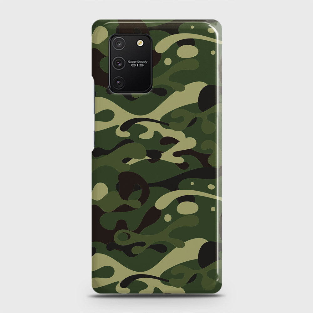 Samsung Galaxy M80s Cover - Camo Series - Forest Green Design - Matte Finish - Snap On Hard Case with LifeTime Colors Guarantee