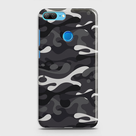 Huawei Honor 10 Cover - Camo Series - White & Grey Design - Matte Finish - Snap On Hard Case with LifeTime Colors Guarantee