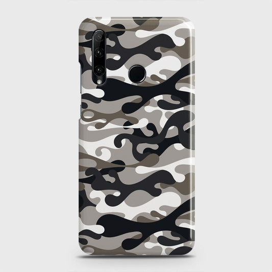 Honor 20 lite Cover - Camo Series - Black & Olive Design - Matte Finish - Snap On Hard Case with LifeTime Colors Guarantee