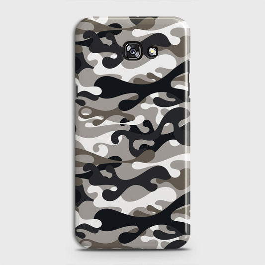 Samsung Galaxy A7 2017 / A720 Cover - Camo Series - Black & Olive Design - Matte Finish - Snap On Hard Case with LifeTime Colors Guarantee