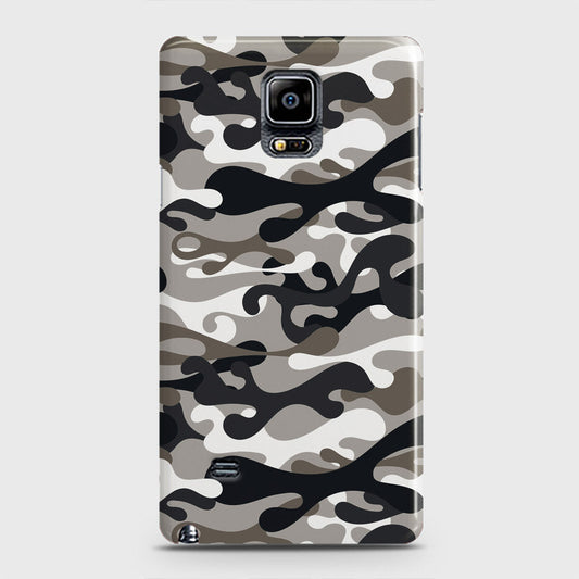 Samsung Galaxy Note 4 Cover - Camo Series - Black & Olive Design - Matte Finish - Snap On Hard Case with LifeTime Colors Guarantee