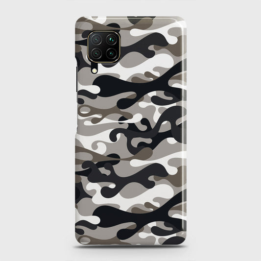 Huawei P40 lite Cover - Camo Series - Black & Olive Design - Matte Finish - Snap On Hard Case with LifeTime Colors Guarantee
