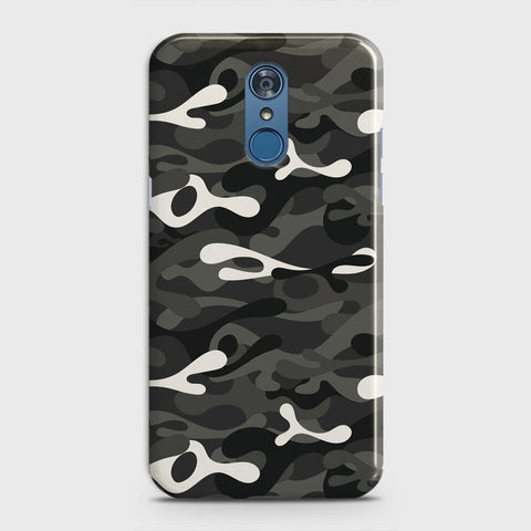 LG Q7 Cover - Camo Series - Ranger Grey Design - Matte Finish - Snap On Hard Case with LifeTime Colors Guarantee