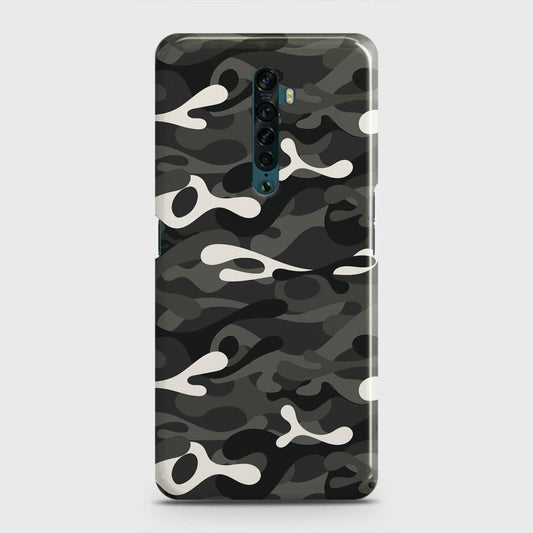Oppo Reno 2 Cover - Camo Series - Ranger Grey Design - Matte Finish - Snap On Hard Case with LifeTime Colors Guarantee (Fast Delivery)