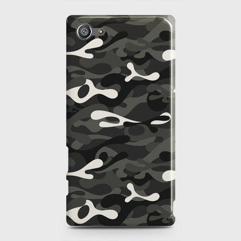 Sony Xperia Z5 Compact / Z5 Mini Cover - Camo Series - Ranger Grey Design - Matte Finish - Snap On Hard Case with LifeTime Colors Guarantee