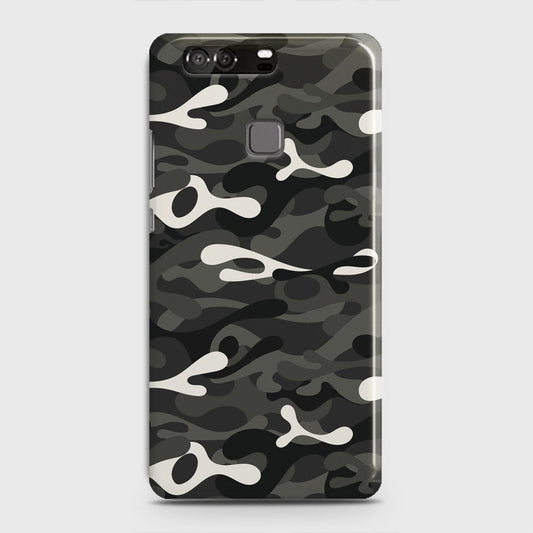 Huawei P9 Cover - Camo Series - Ranger Grey Design - Matte Finish - Snap On Hard Case with LifeTime Colors Guarantee
