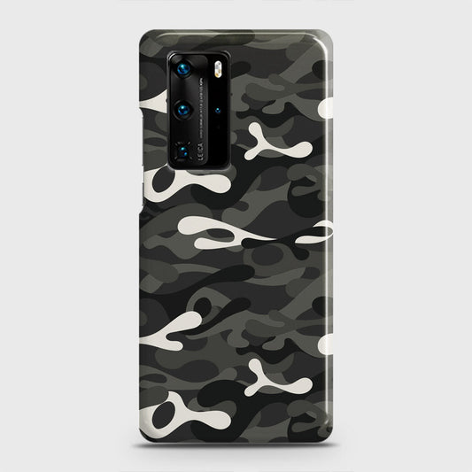 Huawei P40 Pro Cover - Camo Series - Ranger Grey Design - Matte Finish - Snap On Hard Case with LifeTime Colors Guarantee