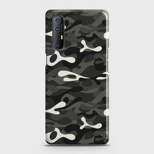 Oppo Reno 3 Pro Cover - Camo Series - Ranger Grey Design - Matte Finish - Snap On Hard Case with LifeTime Colors Guarantee