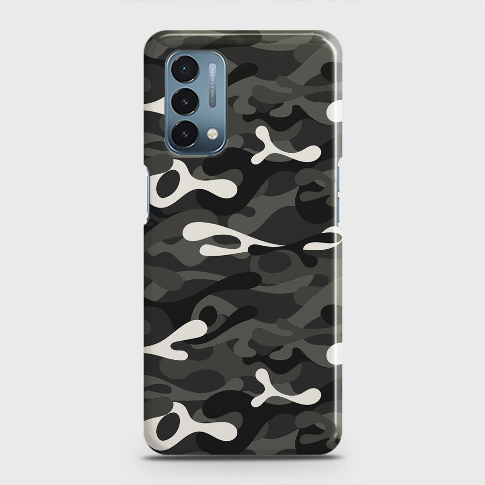 OnePlus Nord N200 5G Cover - Camo Series - Ranger Grey Design - Matte Finish - Snap On Hard Case with LifeTime Colors Guarantee