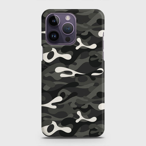iPhone 14 Pro Max Cover - Camo Series - Ranger Grey Design - Matte Finish - Snap On Hard Case with LifeTime Colors Guarantee