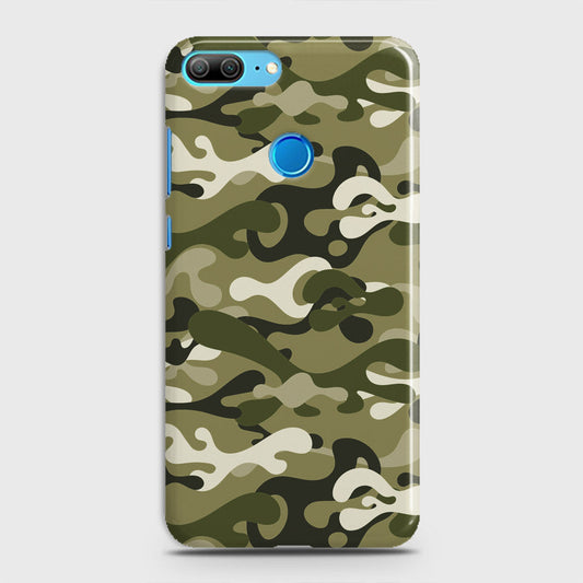 Huawei Honor 10 Cover - Camo Series - Light Green Design - Matte Finish - Snap On Hard Case with LifeTime Colors Guarantee