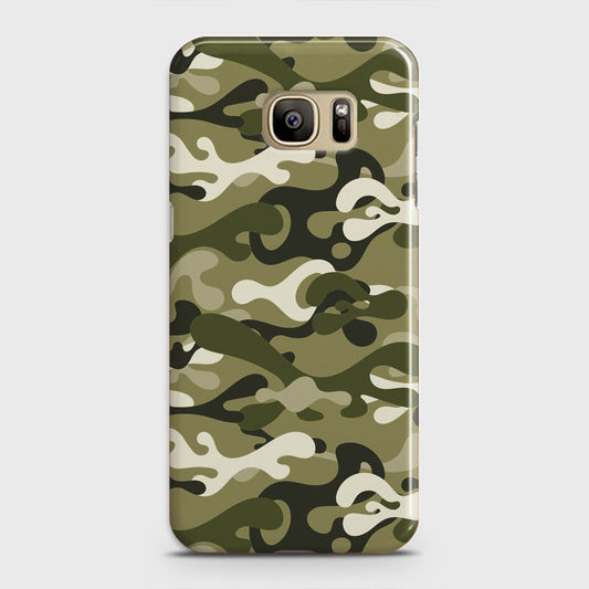 Samsung Galaxy Note 7 Cover - Camo Series - Light Green Design - Matte Finish - Snap On Hard Case with LifeTime Colors Guarantee