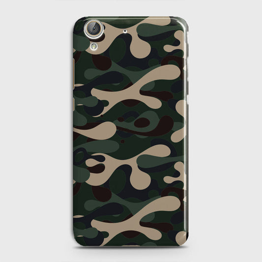 Huawei Y6 II Cover - Camo Series - Dark Green Design - Matte Finish - Snap On Hard Case with LifeTime Colors Guarantee