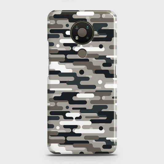 Nokia 3.4 Cover - Camo Series 2 - Black & Olive Design - Matte Finish - Snap On Hard Case with LifeTime Colors Guarantee